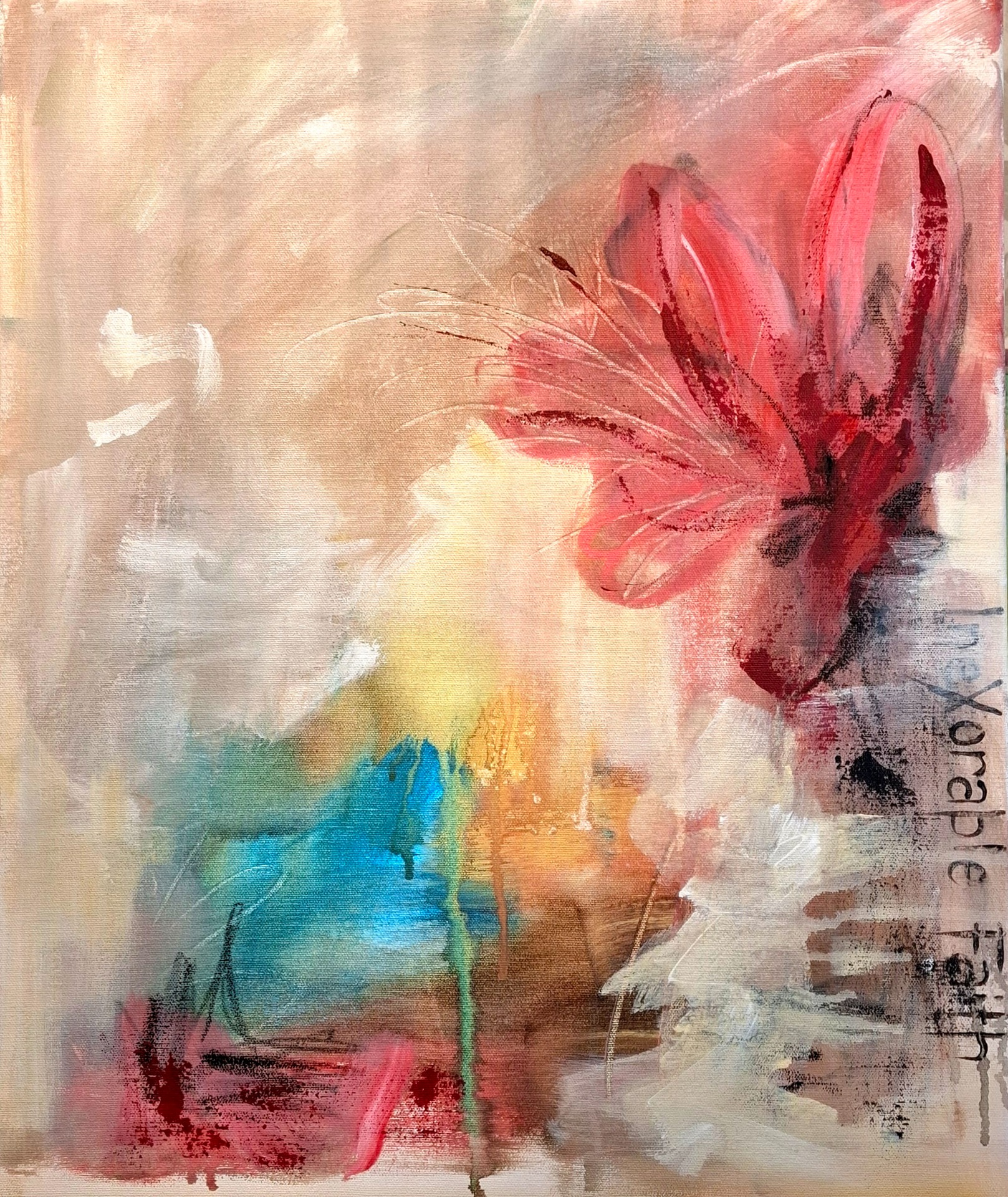 "Inexoraple Faith" Koko 46 x 55 Hinta 180 euroa